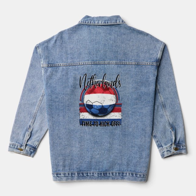 Football Pays-Bas Drapeau, Rouge Blanc Bleu Footba (Verso)