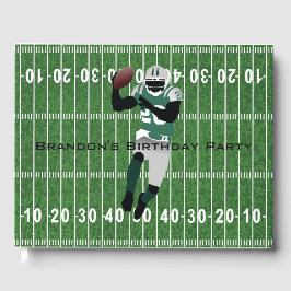 Football Player Design Gästebuch