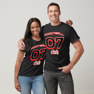 Football Players Tshirt avec maillot numéro 07