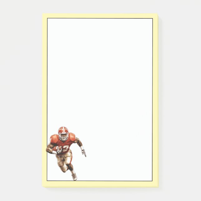 Football  post-it klebezettel (Vorderseite)