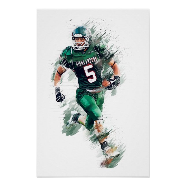 Football Poster (Vorderseite)