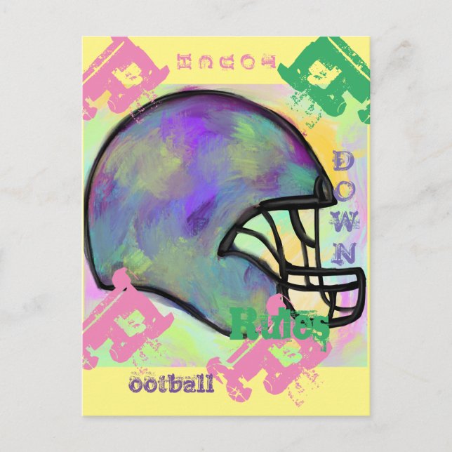 FOOTBALL POSTKARTE (Vorderseite)