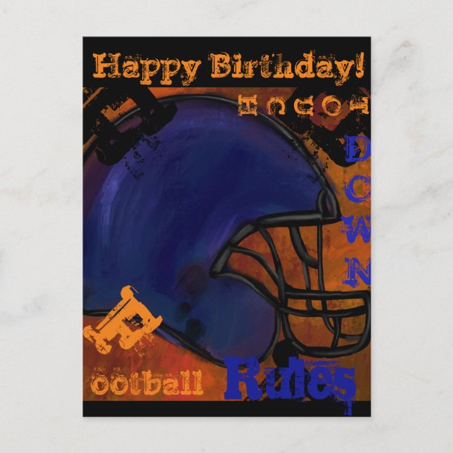 FOOTBALL POSTKARTE (Vorderseite)