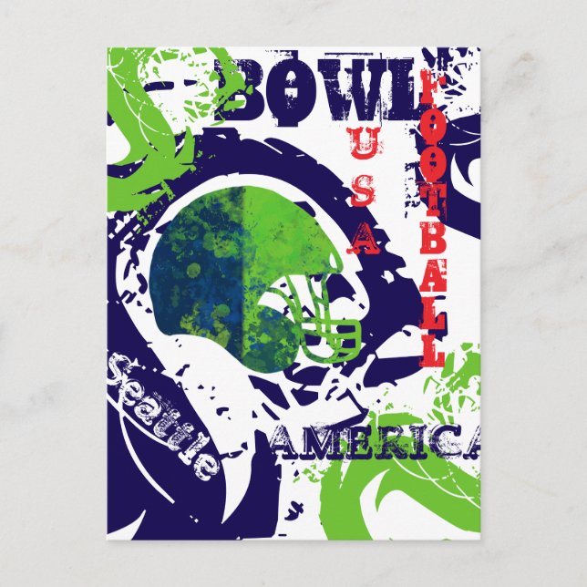 FOOTBALL POSTKARTE (Vorderseite)