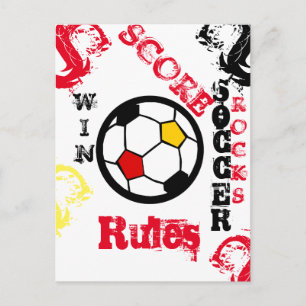 FOOTBALL POSTKARTE