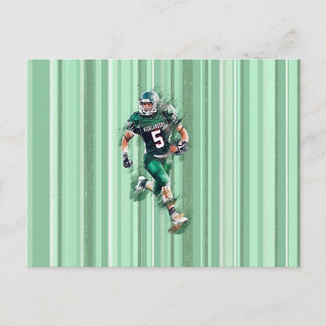 Football Postkarte (Vorderseite)