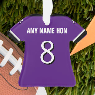 Football Purple & Black Jersey