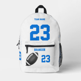 Football-Rucksack High School personalisiert w Bedruckter Rucksack