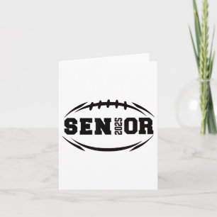 Football Senior 2025 Abschluss Jahr _1 Karte