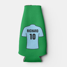 Football-Shirt in Light Blue Sky Blue Flaschenkühler