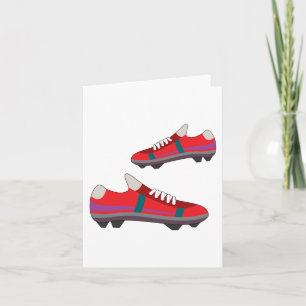 Football Shoes Mitteilungskarten
