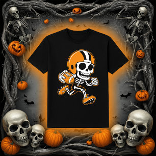 Football Skelett   Running Back Halloween T-Shirt