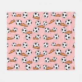 Football / Soccer - Balls & Boots Seamless Pattern Fleecedecke