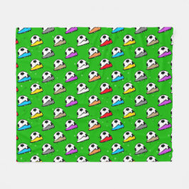 Football / Soccer - Balls & Boots Seamless Pattern Fleecedecke