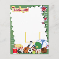 FOOTBALL SPORTS FAN 4x5 Wohnung Vielen Dank