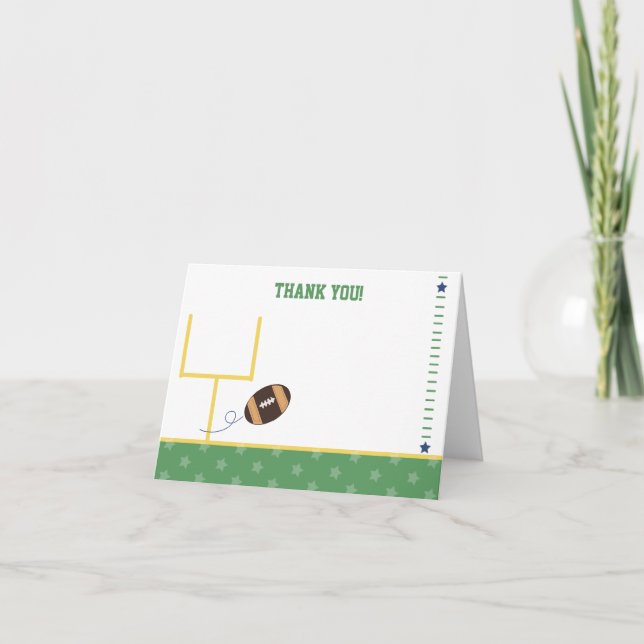 Football Sports Follot Merci carte de note (Devant)