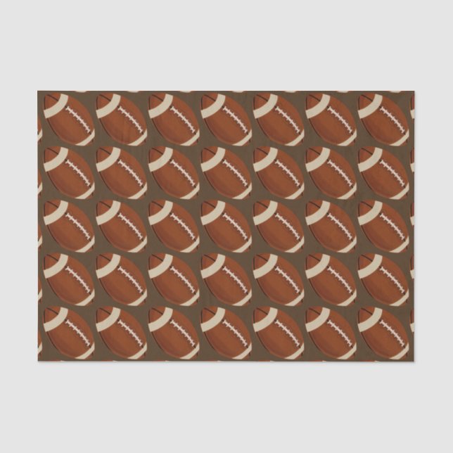 Football sports pattern paper seidenpapier (Vorderseite)