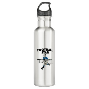 Football Star Edelstahlflasche