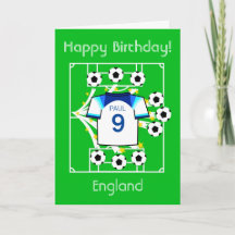 Football Star England Card