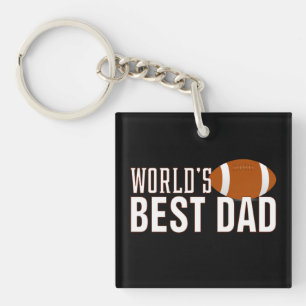 Football sur la typographie du meilleur père du mo
