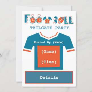 Football-Tailgate-Party Einladung