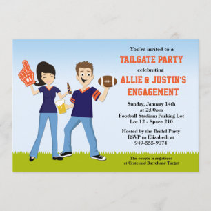 Football-Tailgate-Party Einladung