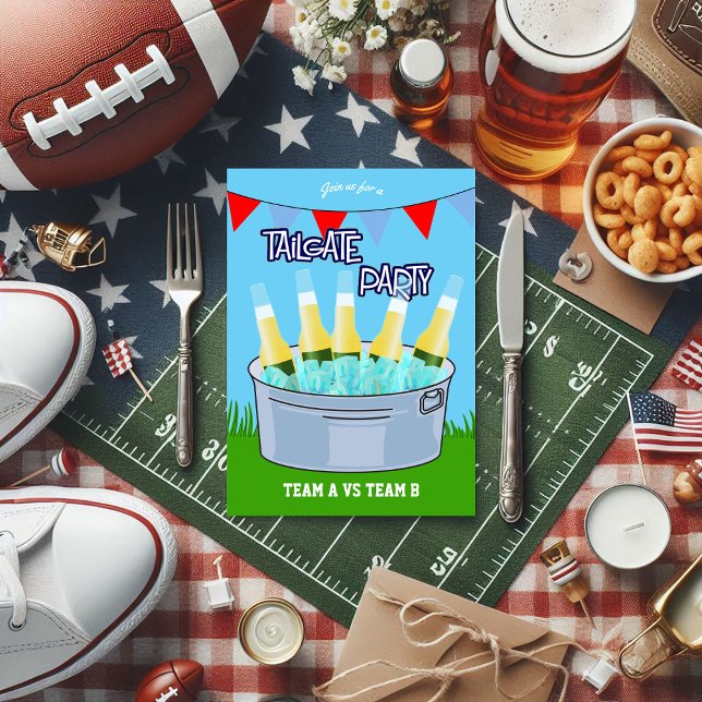 Football Tailgate Party Einladung (Football Tailgate Party Invitation)