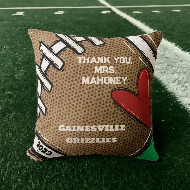 Football Team Mama Personalisiert Teamname Jahr Ge Kissen (Von Creator hochgeladen)