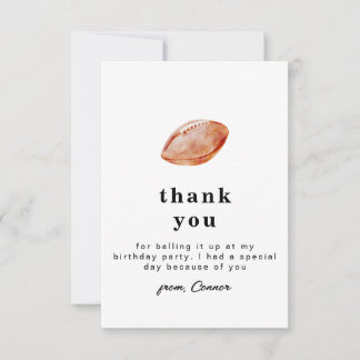 Football Thank You Card Dankeskarte