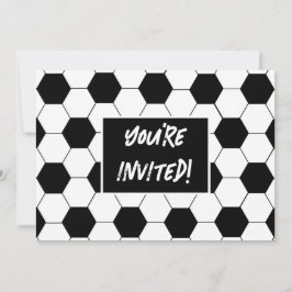 Football Thème Anniversaire Invitation