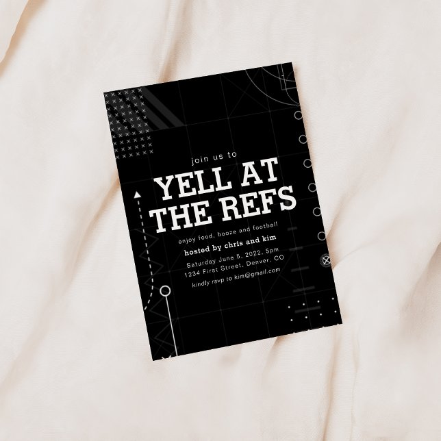 Football Thème Fête Invitation Modèle (Créateur téléchargé)