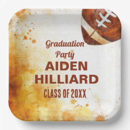 Football Themed Graduation Party Pappteller