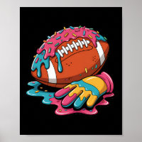 Football Tropfen Wr Lineman Qb Rb Db Ice Cream Foo