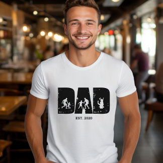 Football VATER und Child EST. Benutzerdefiniertes  T-Shirt