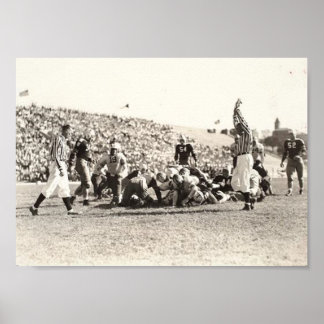 Football vintage Poster man cave, décor de bureau