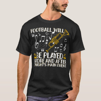 Football Vs Main Event Marching Band Lustige Tromp T-Shirt