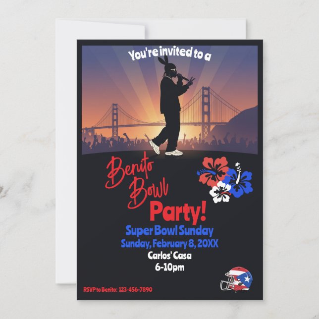 Football Watch Party Invitation (Devant)