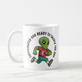 Footballer-Alien Kaffeetasse