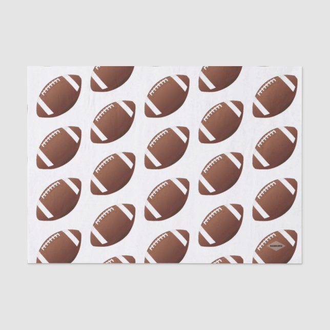 Footballs Git Wrap Tissue HAMbyWG Seidenpapier (Vorderseite)