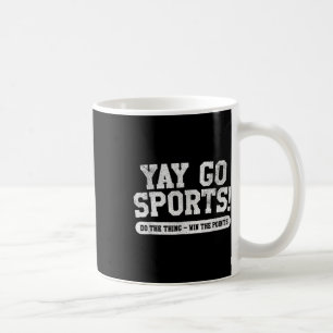 Footbyll Soccer Bysketbyll Team Fun Yay Go Sport Kaffeetasse