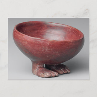 Footed Bowl, Predynastic Period, ägyptische Kerami Postkarte