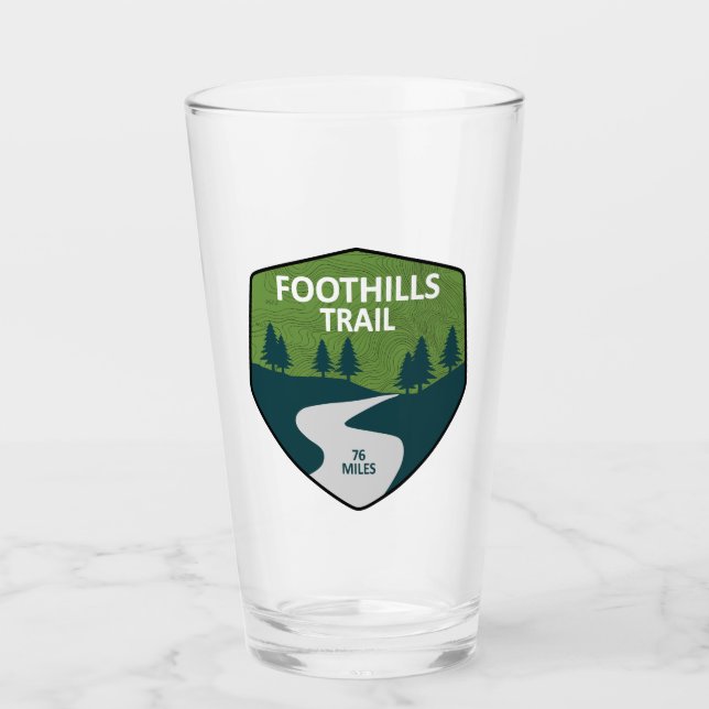 Foothills Trail North Carolina Süd Carolina Glas (Vorderseite)
