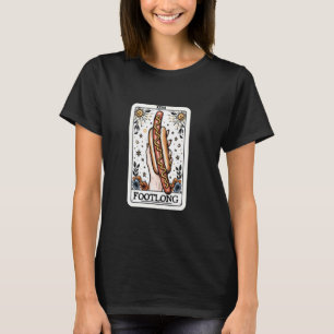 Footlong Tarot Card Mystic Hot Dog Weiner 4. J T-Shirt