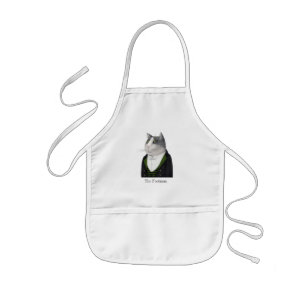 FOOTMAN CAT Kids-Schürze Kinderschürze