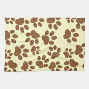 Footprint Dog Handtuch