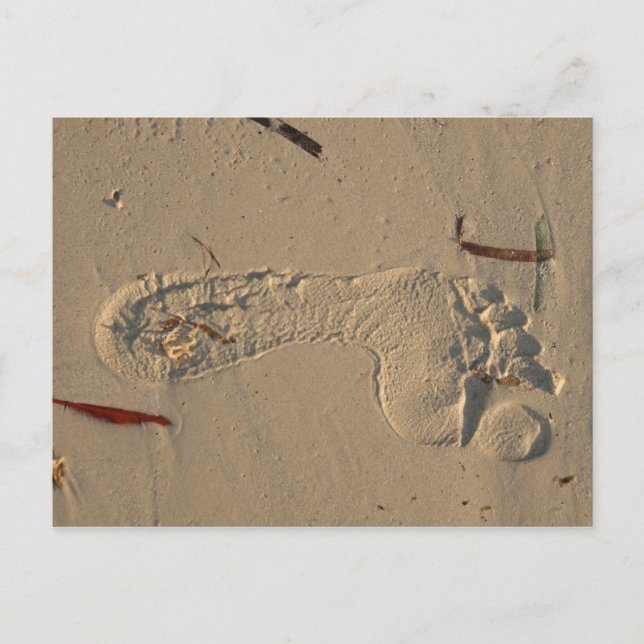 Footprint Postkarte (Vorderseite)