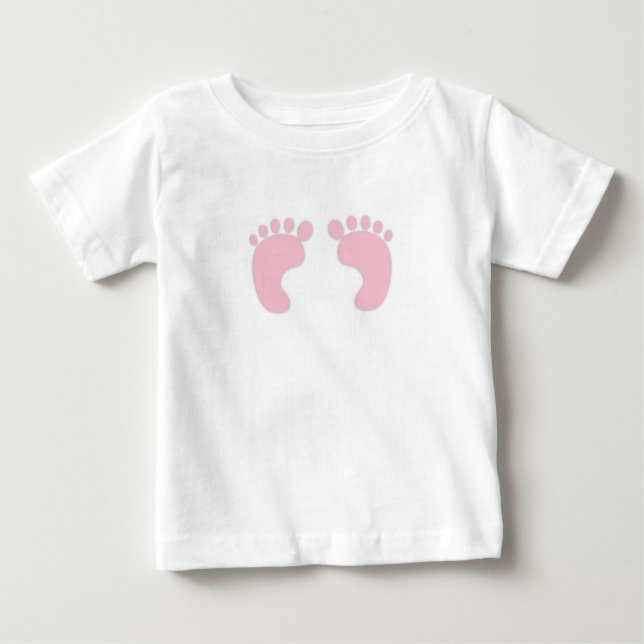 Footprints Baby T-shirt (Vorderseite)