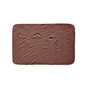 Footprints Badematte