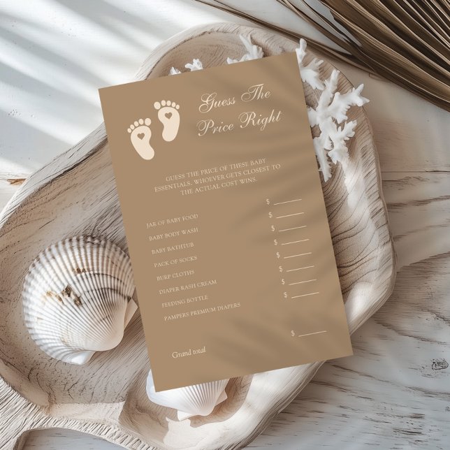 Footprints Gender zeigen, dass der Preis richtig i (Von Creator hochgeladen)