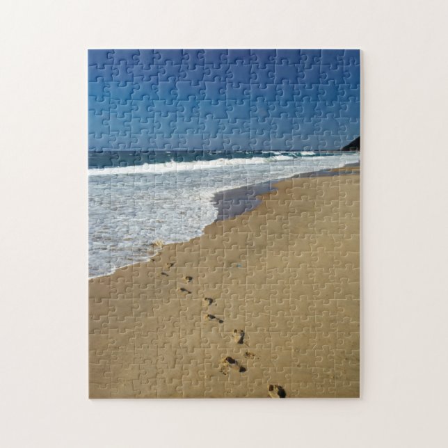 Footprints on Beach, Mabibi, Thongaland (Vertikal)